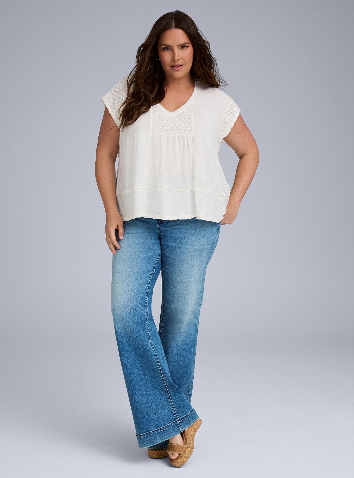 Belle Isle Pintuck Trapeze Top