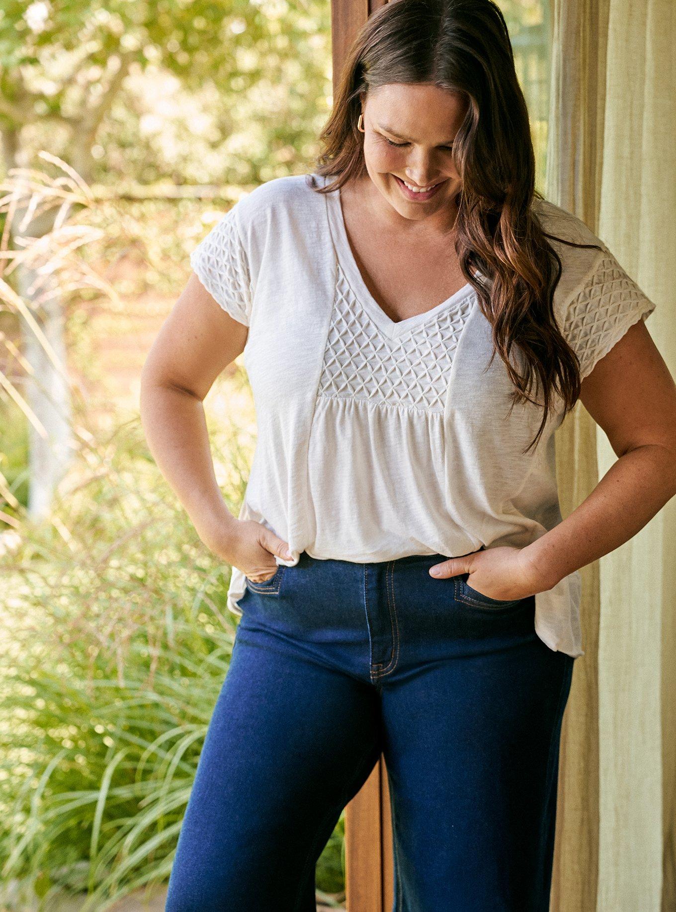 Belle Isle Pintuck Trapeze Top