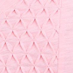 Belle Isle Smocked Trapeze Top, CORAL BLUSH, swatch