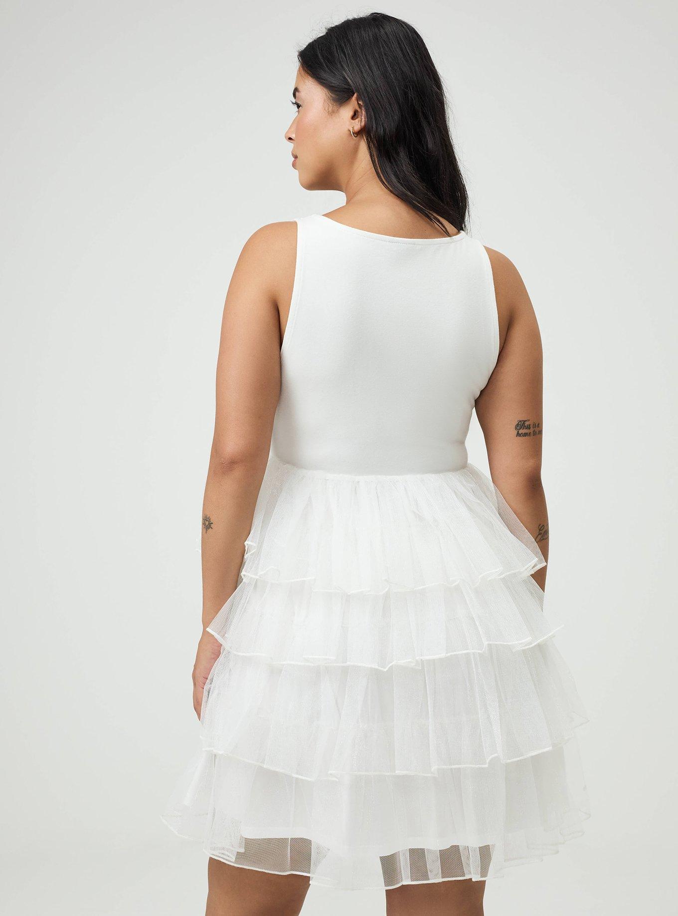 Halloween Foxy Tutu Dress, BLANC DE BLANC, alternate