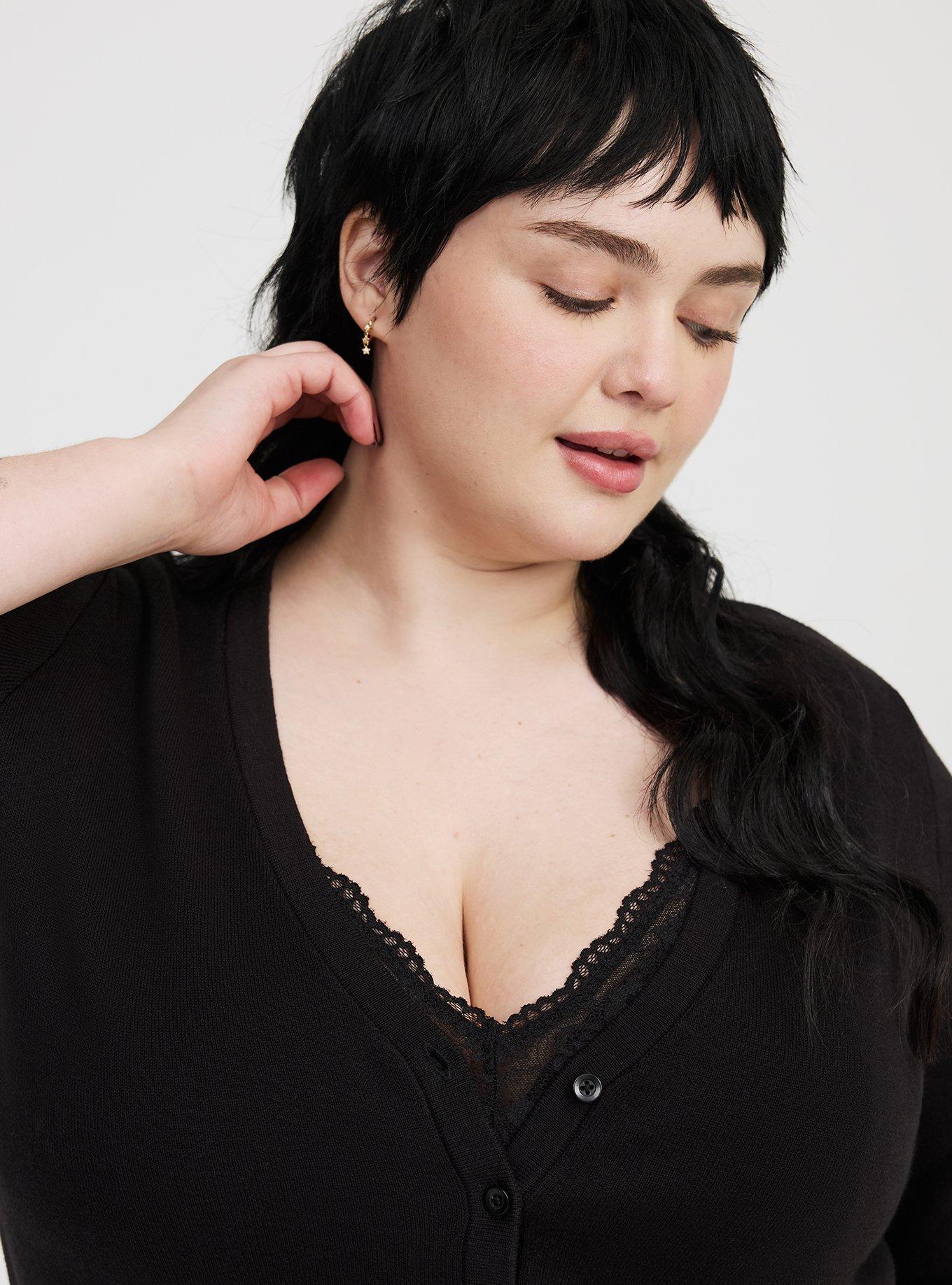 Button-Front Shrug