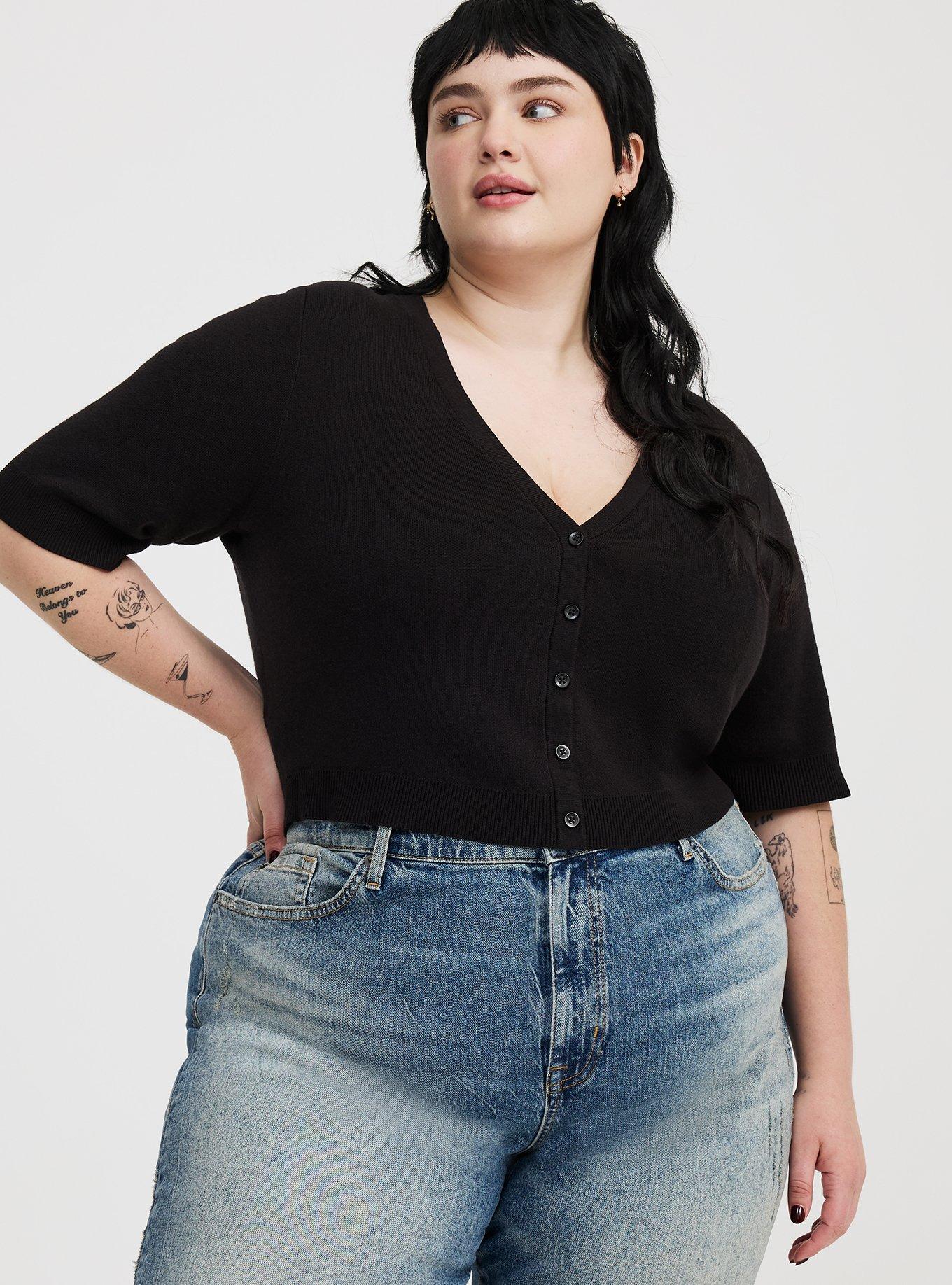 Button-Front Shrug