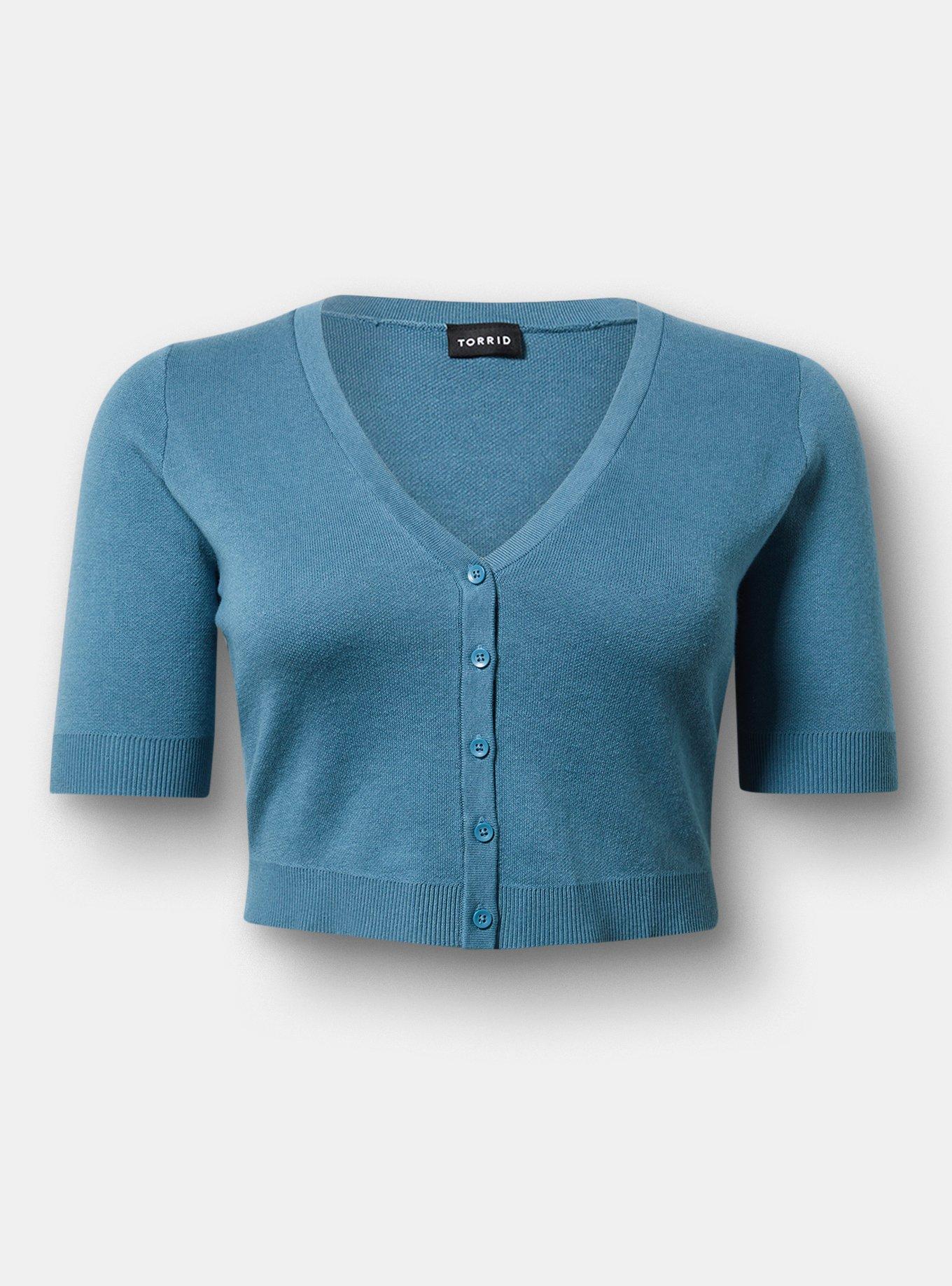 Button-Front Shrug