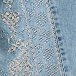 Plus Size Festi Embroidered Wide Leg Jean, EMBROIDERED FLORAL, swatch