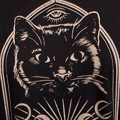 Nightfall Oversized Graphic Tee, MYSTICAL CAT HEAD, swatch