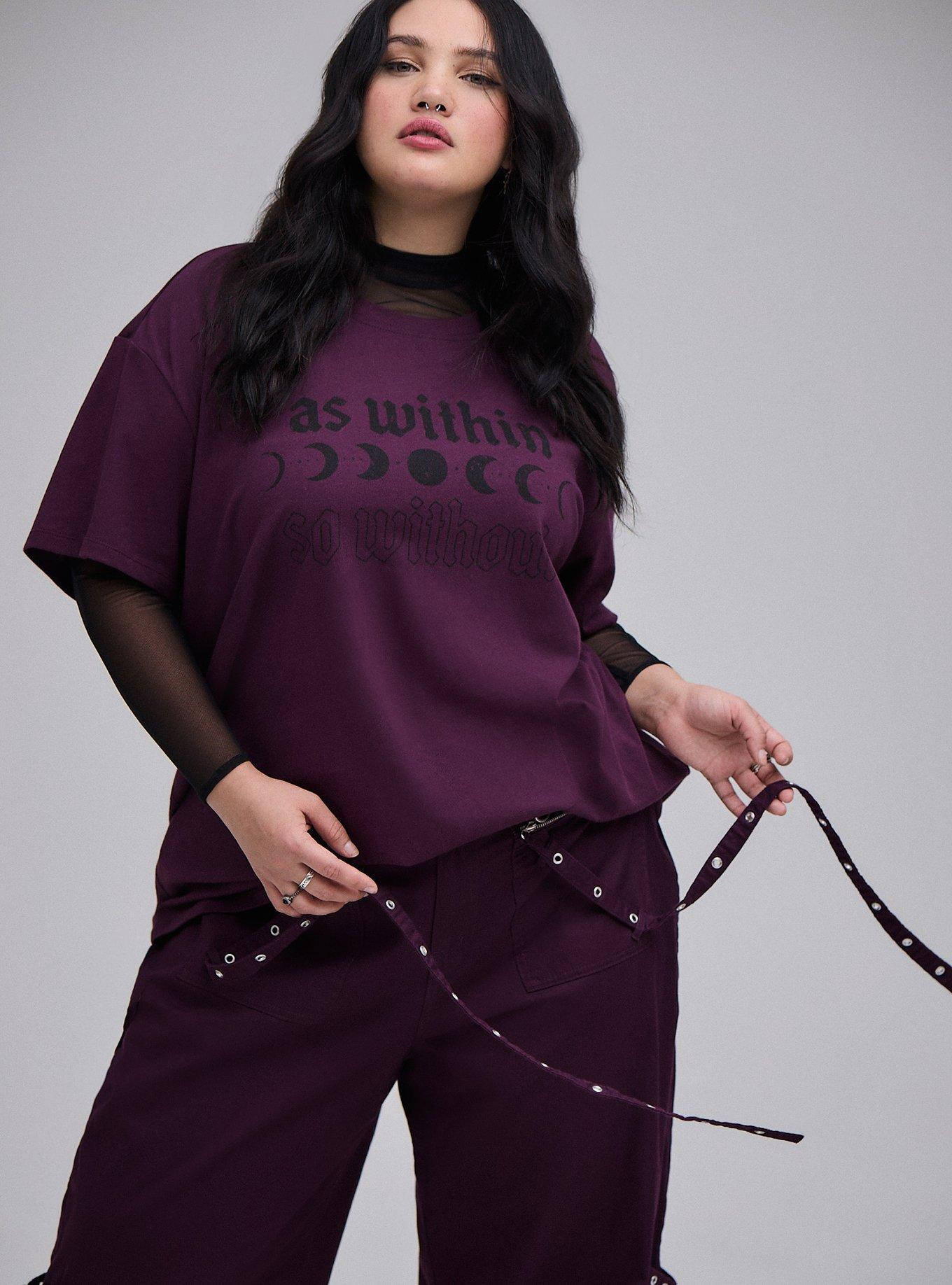 Nightfall Oversized Heritage Jersey Tee, AS WITHIN NIGHTFALL WINDSOR WINE, hi-res