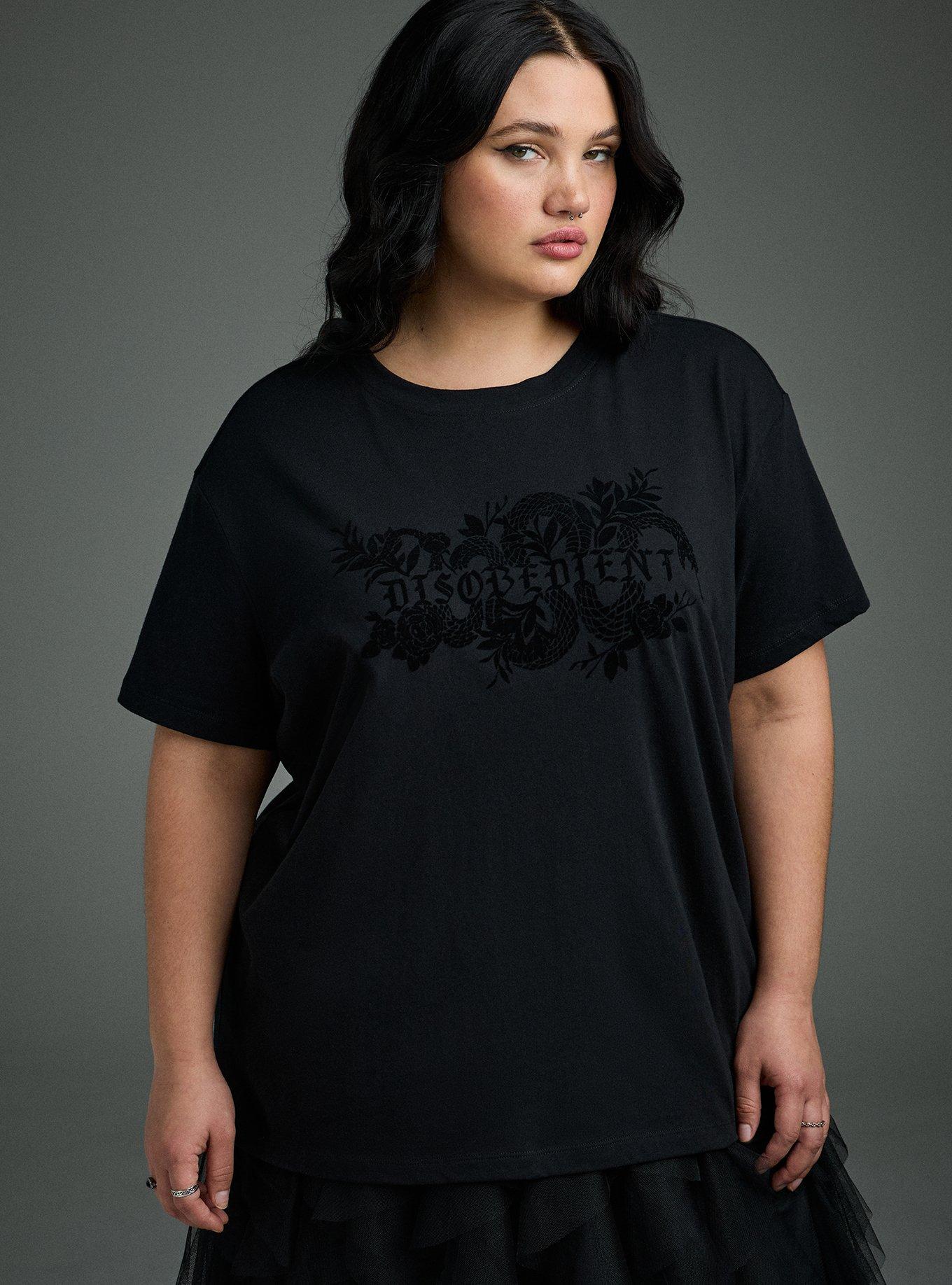 Plus Size - Nightfall Oversized Heritage Jersey Tee - Torrid