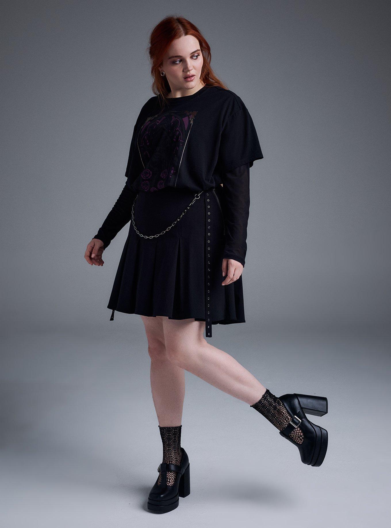 Nightfall Oversized Heritage Jersey Tee, HIGH PRIESTESS DEEP BLACK, alternate