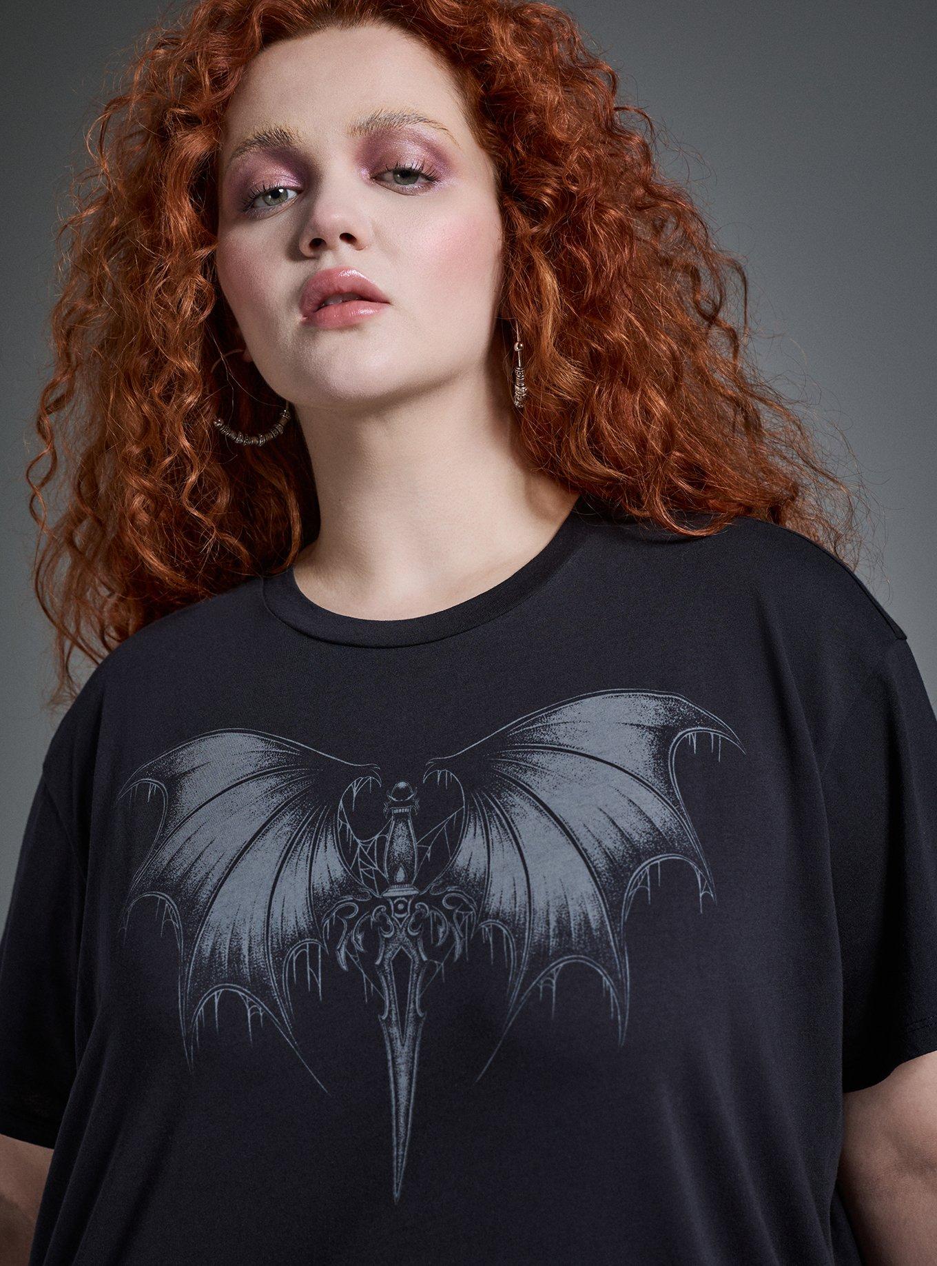 Nightfall Oversized Heritage Jersey Tee, DAGGER BAT, alternate