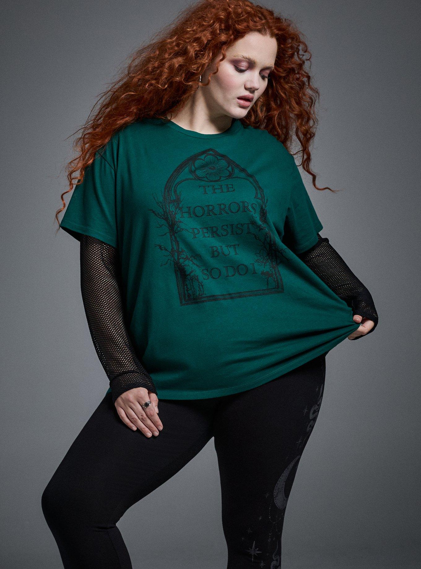 Plus Size - Nightfall Oversized Heritage Jersey Tee - Torrid