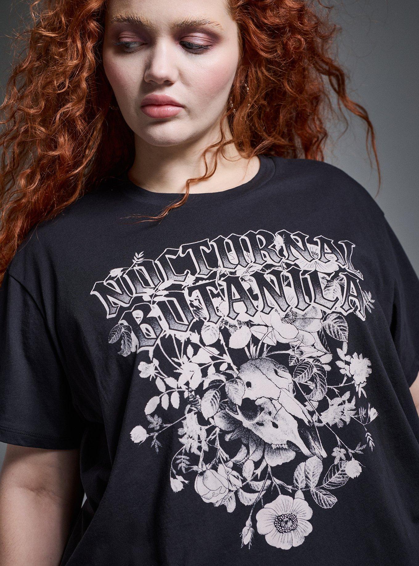 Nightfall Oversized Heritage Jersey Tee, NOCTURNAL BOTANICA, alternate
