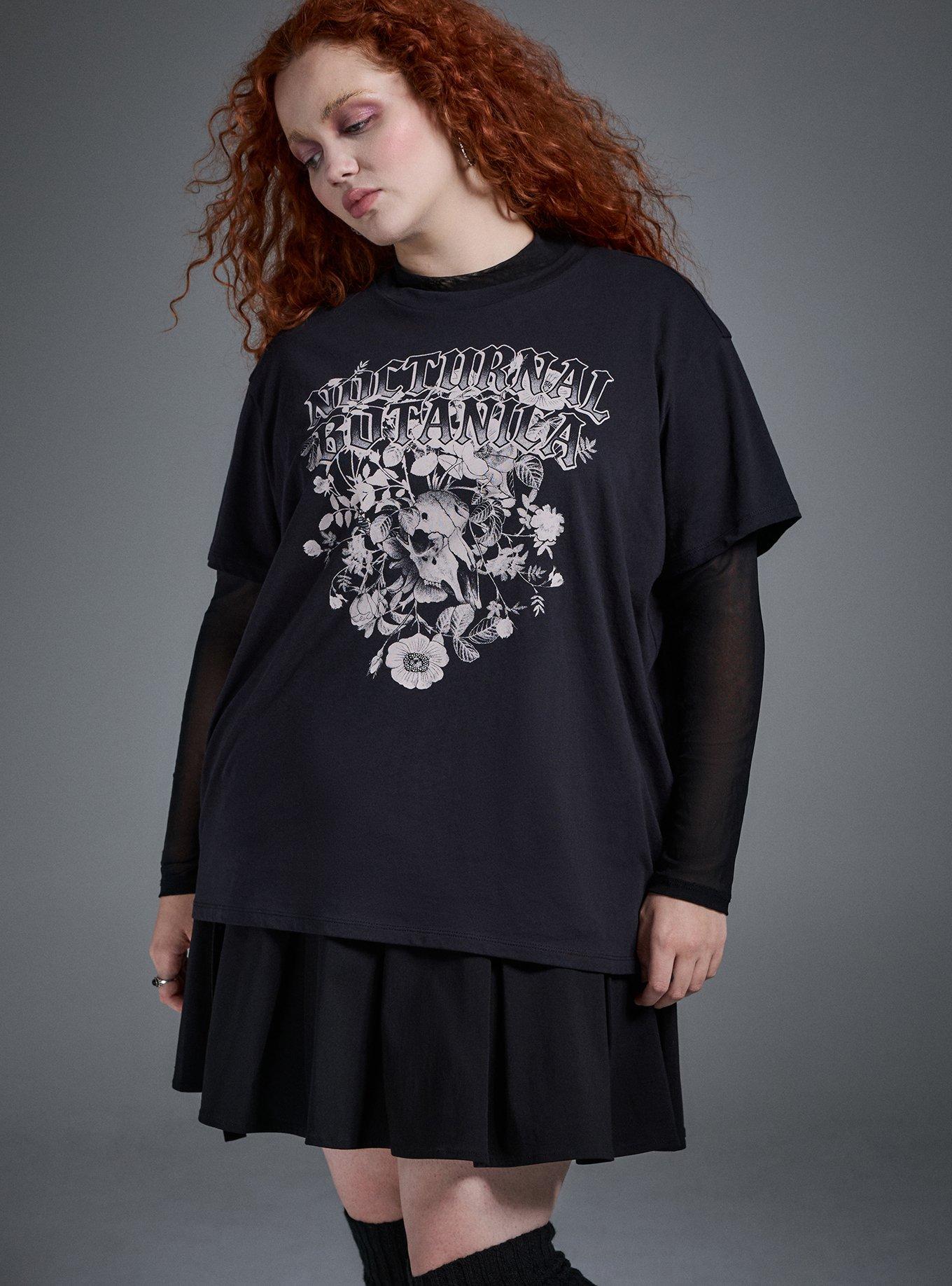Nightfall Oversized Heritage Jersey Tee, NOCTURNAL BOTANICA, alternate