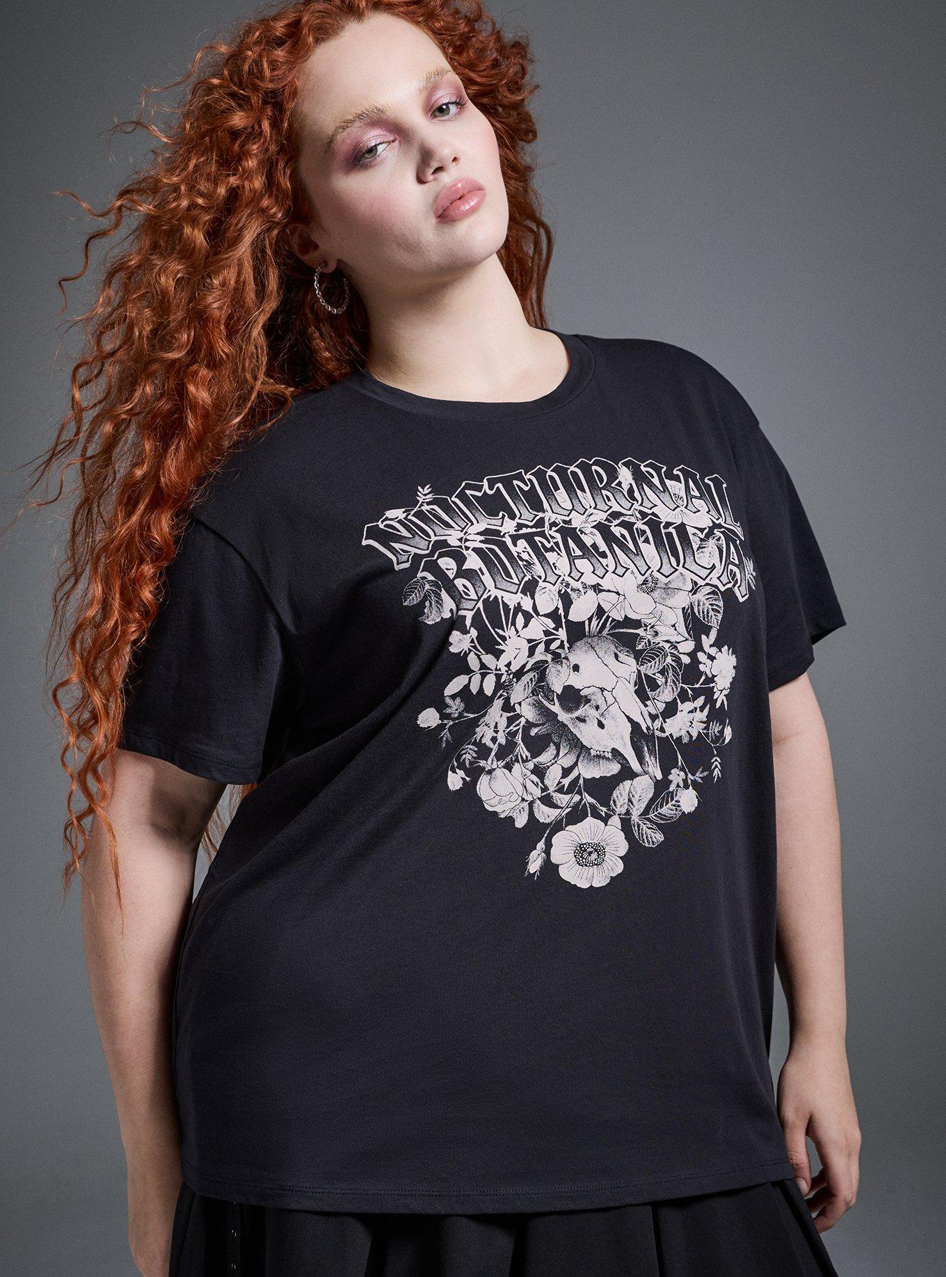 Nightfall Oversized Heritage Jersey Tee, NOCTURNAL BOTANICA, alternate