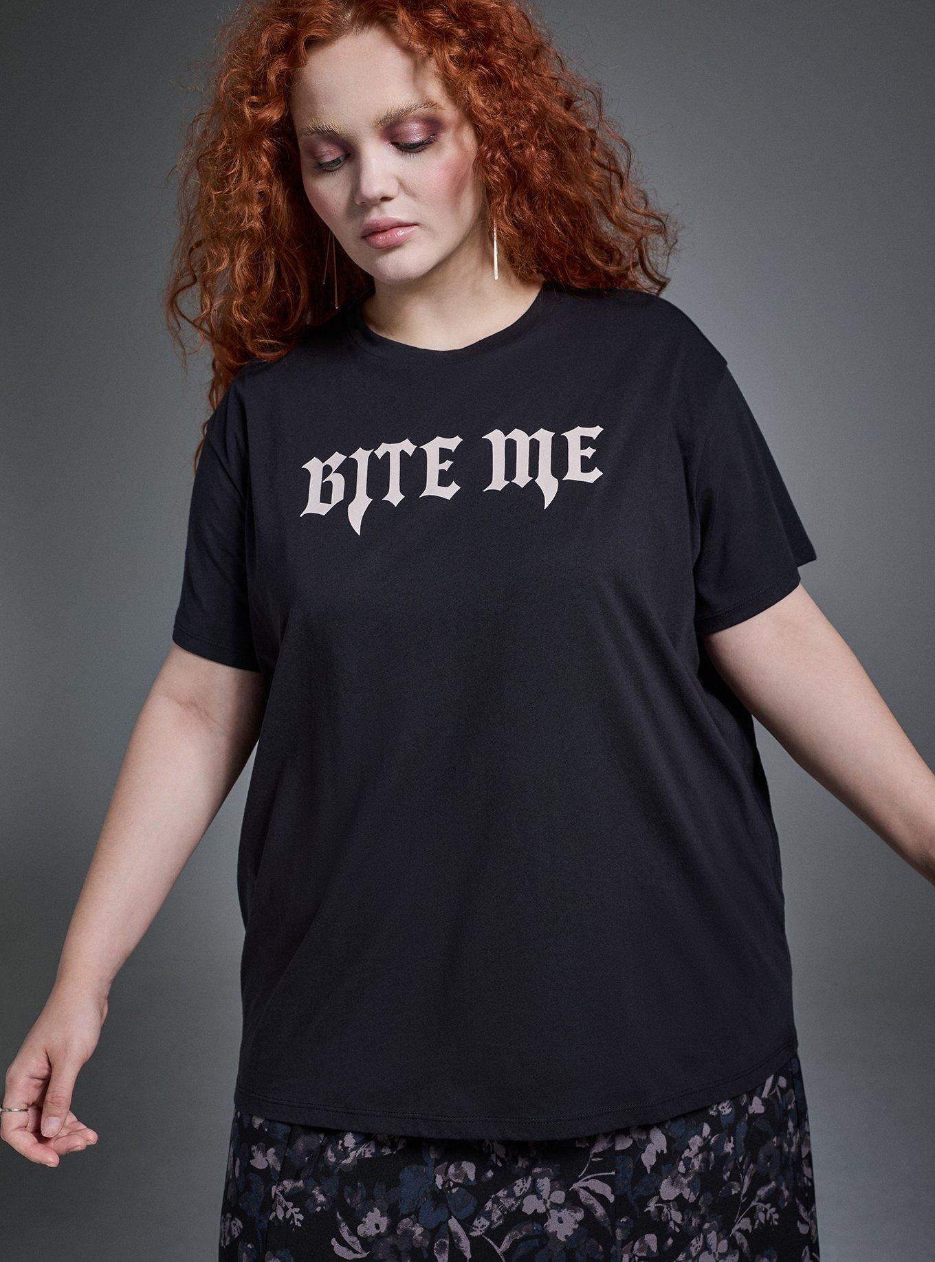 Nightfall Oversized Heritage Jersey Tee, BITE ME FANGS, alternate