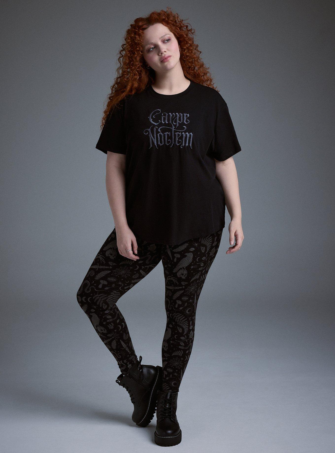 Plus Size Nightfall Oversized Heritage Jersey Tee, CARPE NOCTEM, alternate