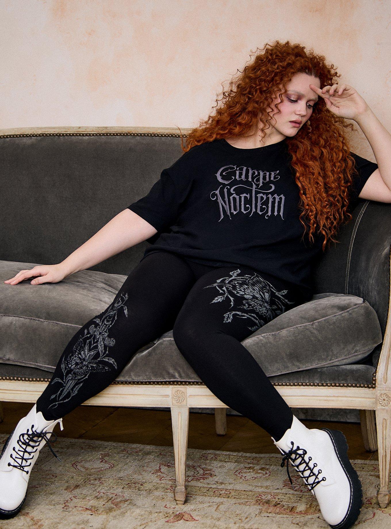 Plus Size Nightfall Oversized Heritage Jersey Tee, CARPE NOCTEM, alternate