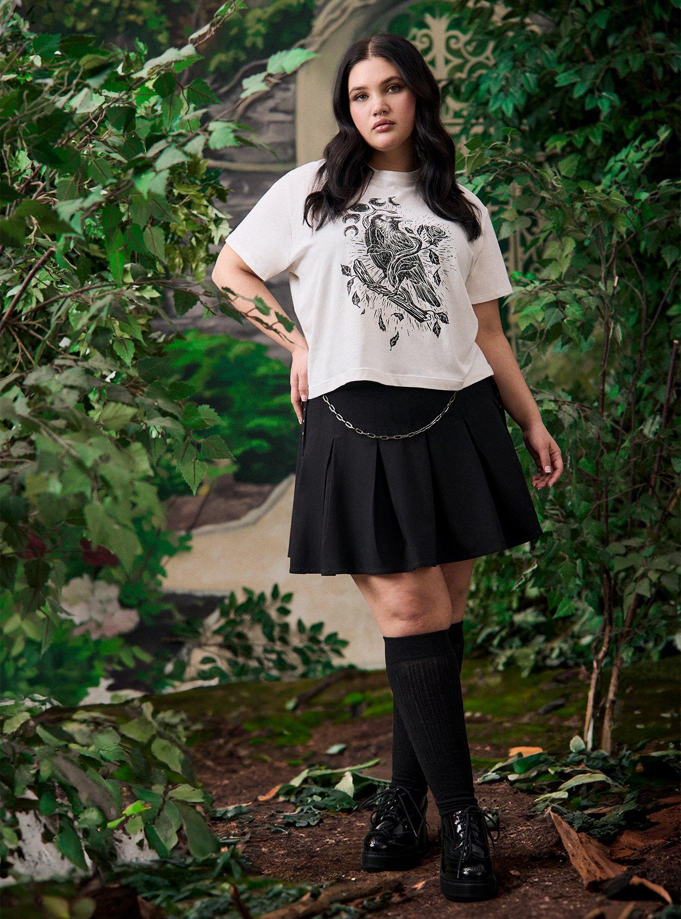 Nightfall Oversized Heritage Jersey Tee, WOODCUT CROW, alternate