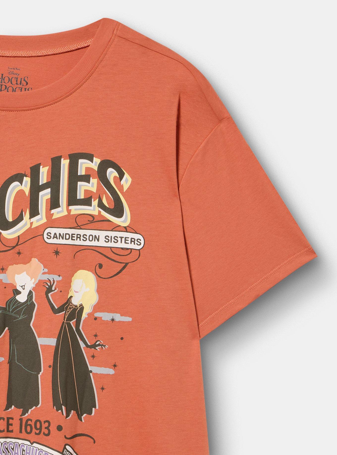 Disney Hocus Pocus Relaxed Cotton Jersey Tee, HOCUS POCUS WITCHES ARAGON, alternate