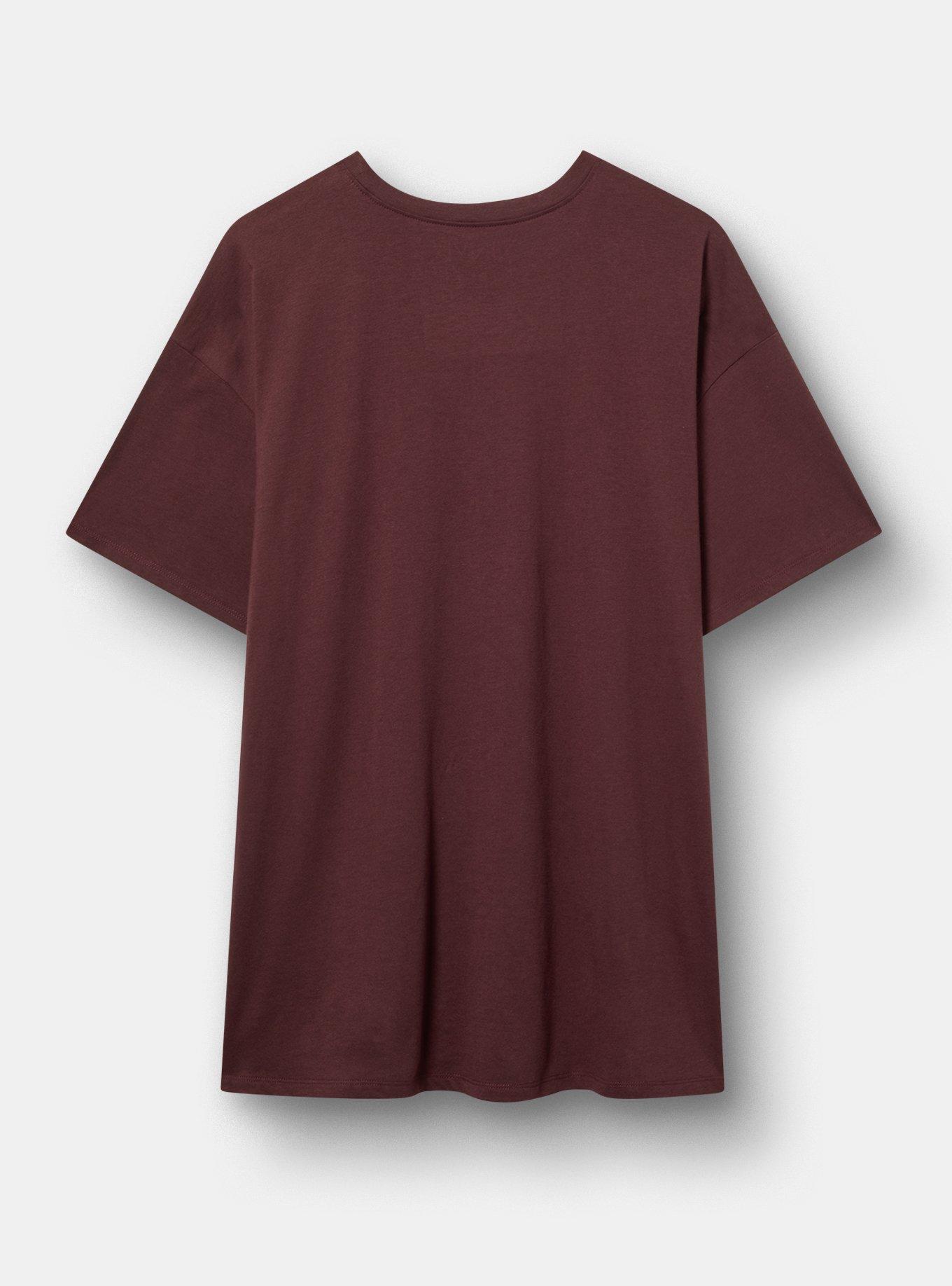 Def Leppard Oversized Cotton Jersey Tunic Tee, DEF LEPPARD SASSAFRAS, alternate