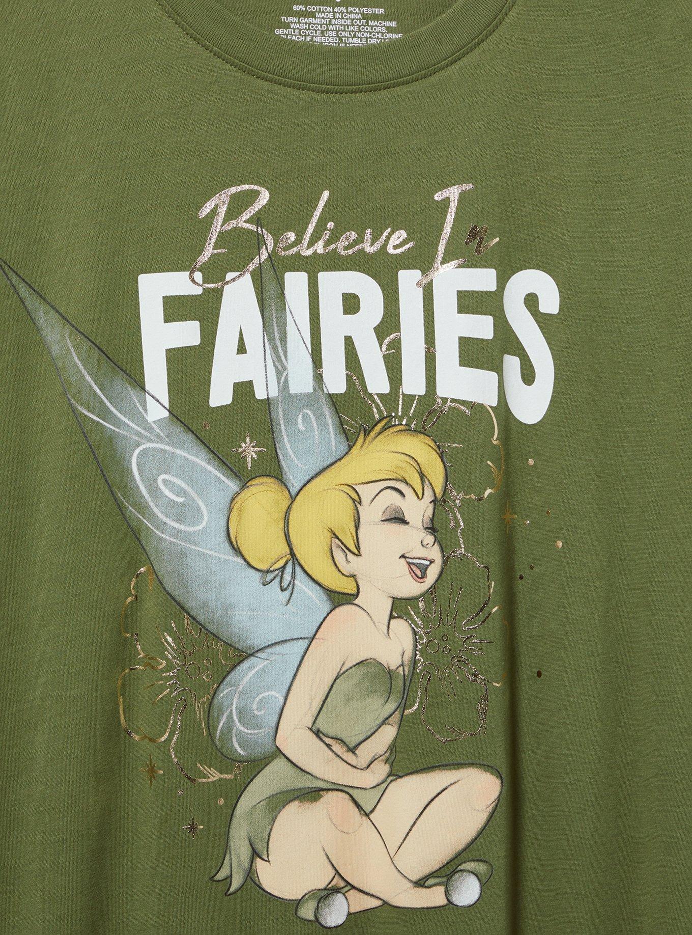 Disney Tinkerbell Oversized Cotton Tunic Tee
