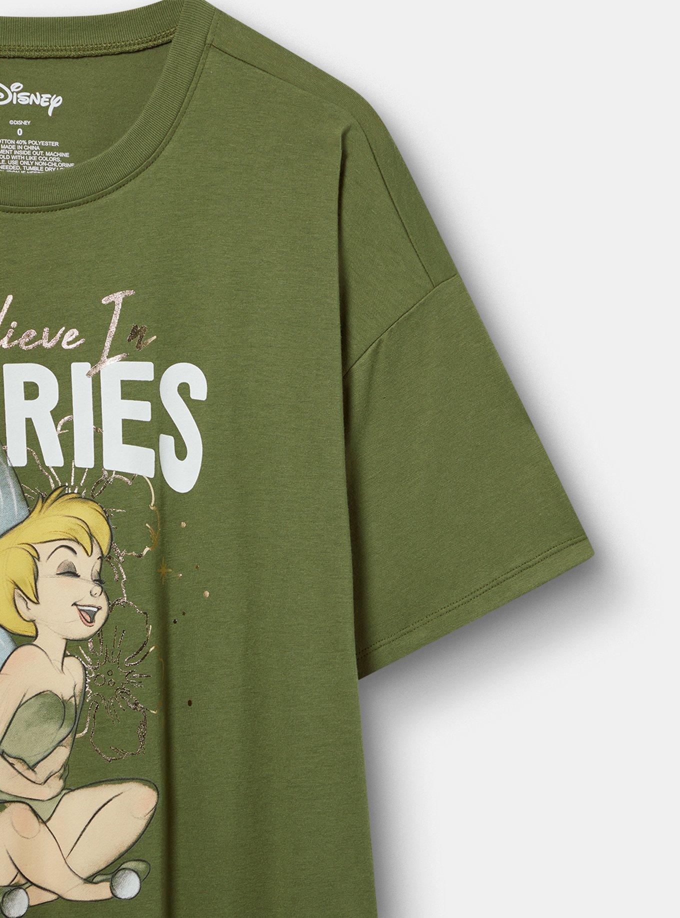 Disney Tinkerbell Oversized Cotton Tunic Tee