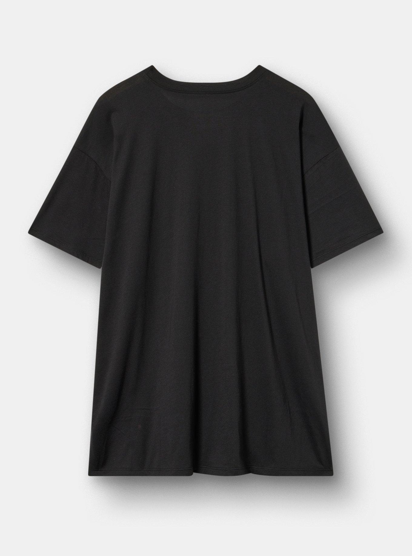 Mermaid Skeleton Oversized Tunic Tee