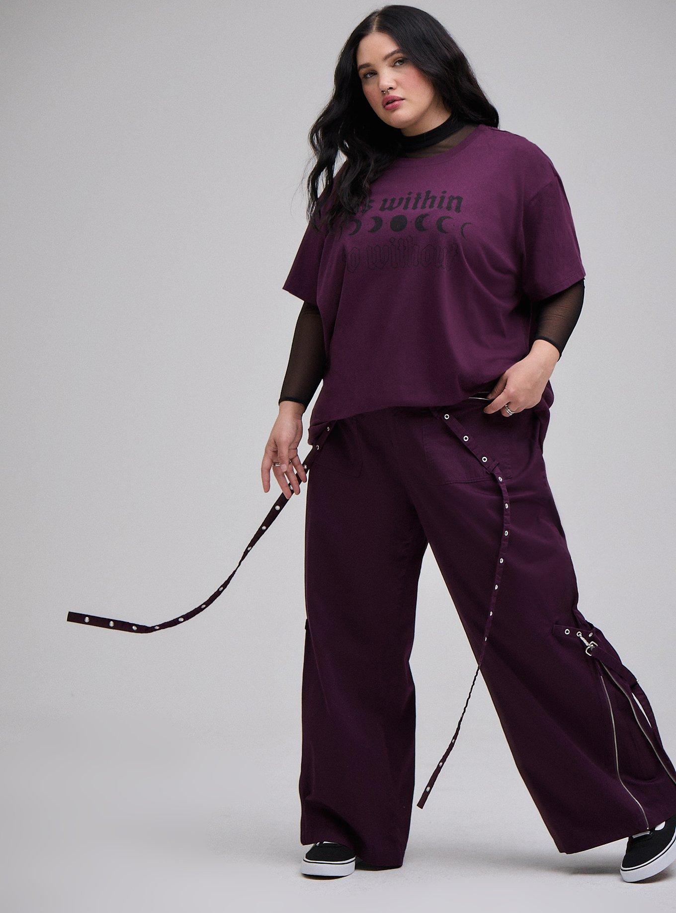 Nightfall Baggy Hardware Pant, POTENT PURPLE, hi-res