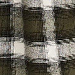 Oversized Flannel Kimono Shirt, MAUD PLAID DEEP DEPTHS, swatch