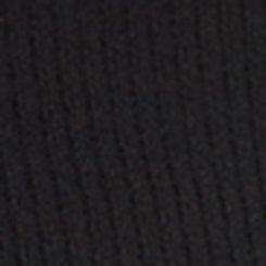 Plus Size Textured Rib Lounge Hoodie, DEEP BLACK, swatch