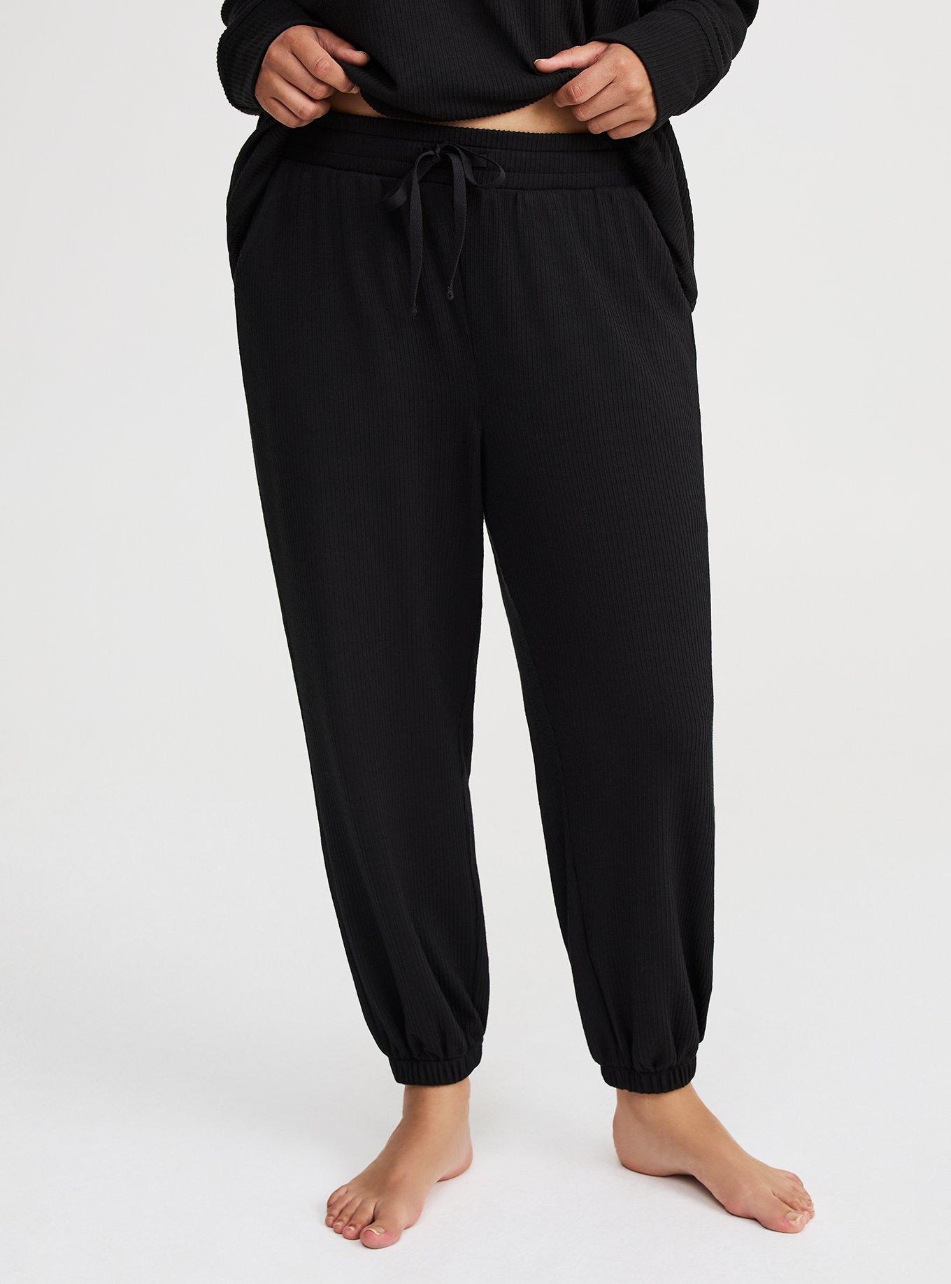 Textured Fleece Relaxed Lounge Jogger
