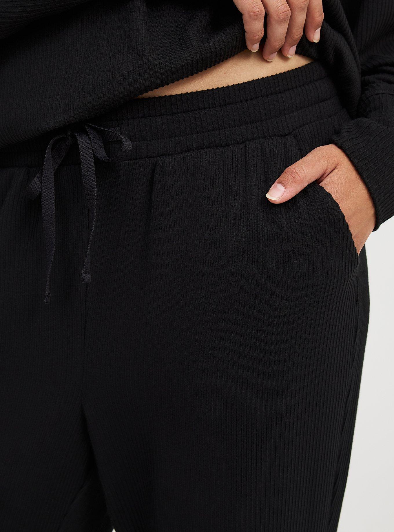 Textured Fleece Relaxed Lounge Jogger