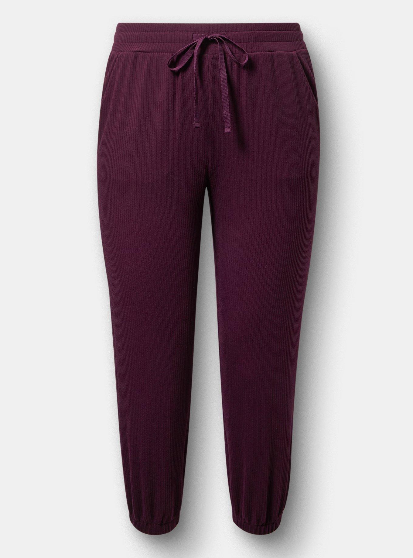 Textured Fleece Relaxed Lounge Jogger