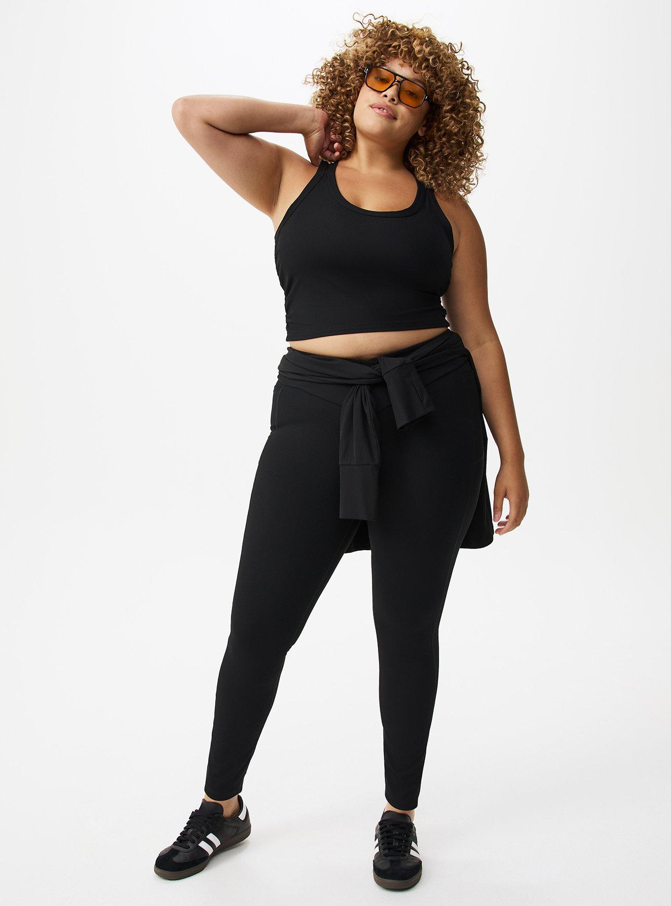 Performance Rib Longline Active Sports Bra