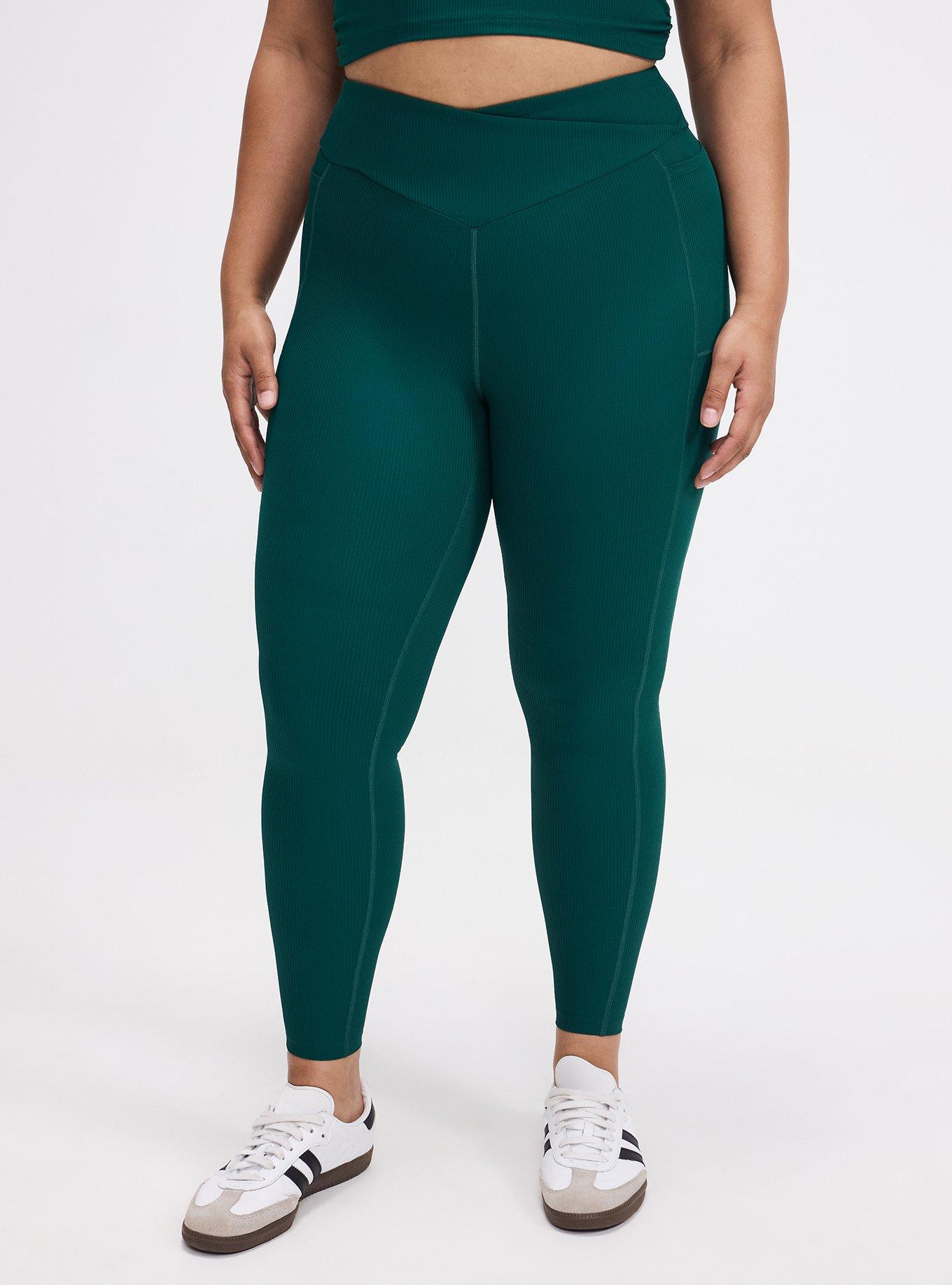TRU Performance Rib V-Band Active Legging, BOTANICAL GARDEN, alternate