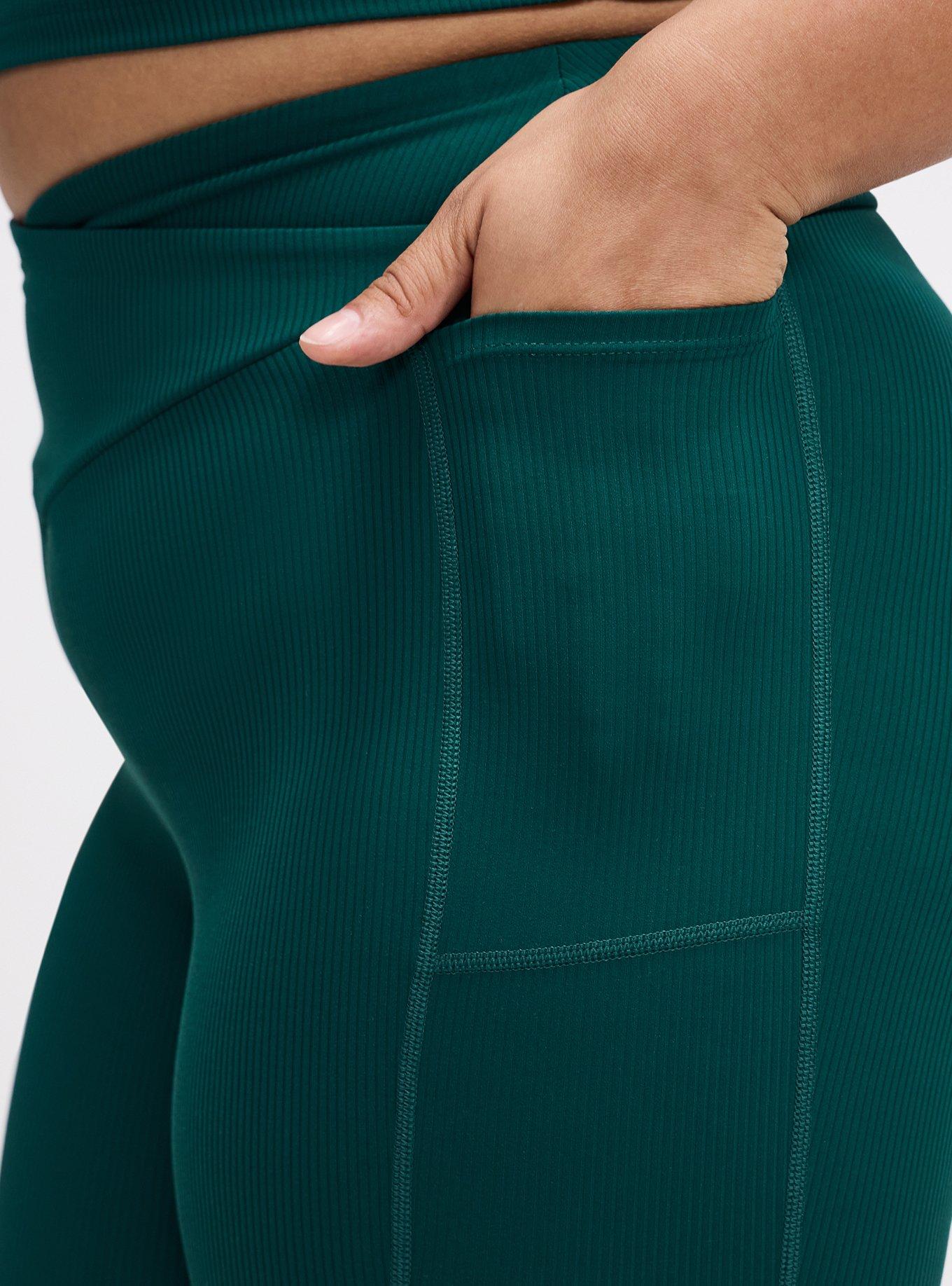 TRU Performance Rib V-Band Active Legging, BOTANICAL GARDEN, alternate
