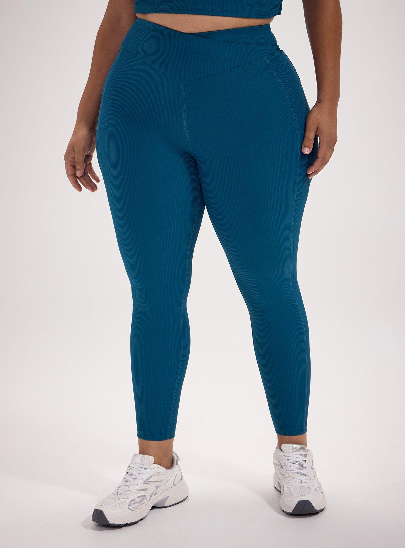 TRU Performance Rib V-Band Active Legging, LEGION BLUE, alternate