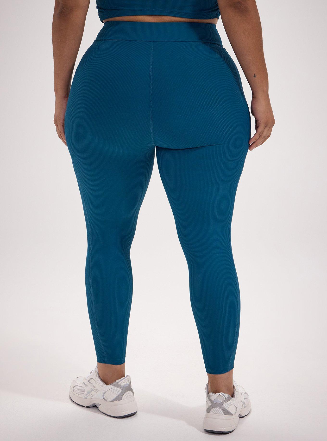 TRU Performance Rib V-Band Active Legging, LEGION BLUE, alternate
