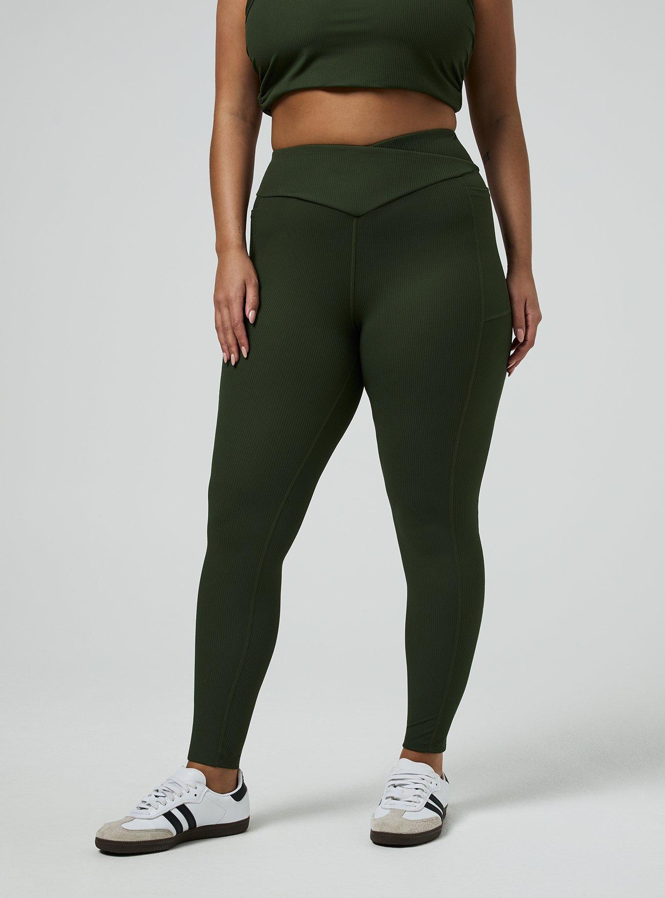 PERFORMANCE RIB V BAND ACTIVE LEGGING, FOREST NIGHT, alternate