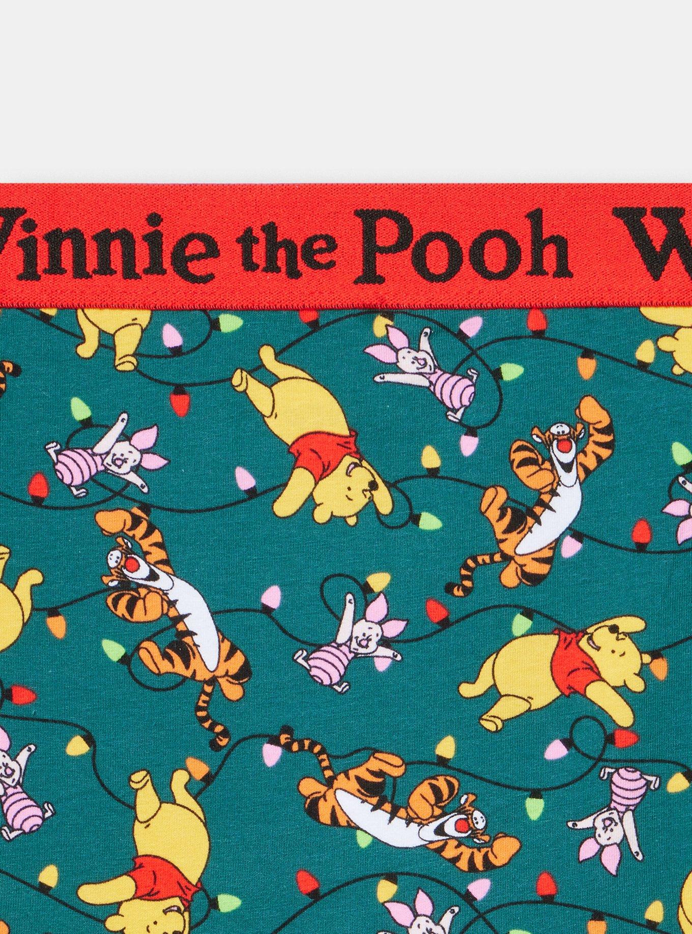 Winnie the Pooh Christmas Mid-Rise Cotton Hipster Panty