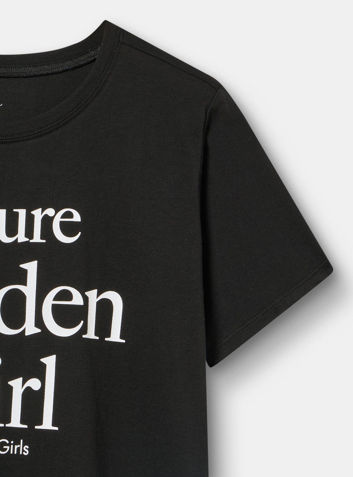 Plus Size Golden Girls Classic Cotton Tee, FUTURE GOLDEN GIRL DEEP BLACK, alternate