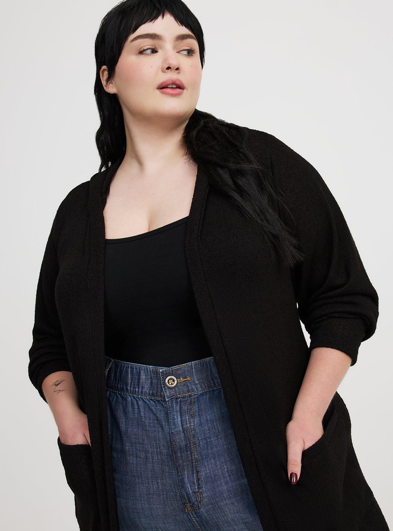 Cinch-Waist Anorak Cardigan
