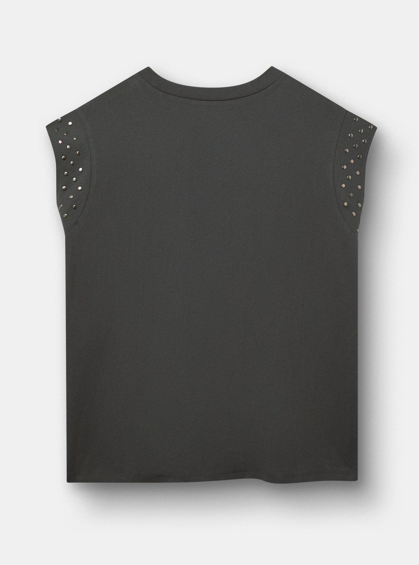Studded Dolman Tee