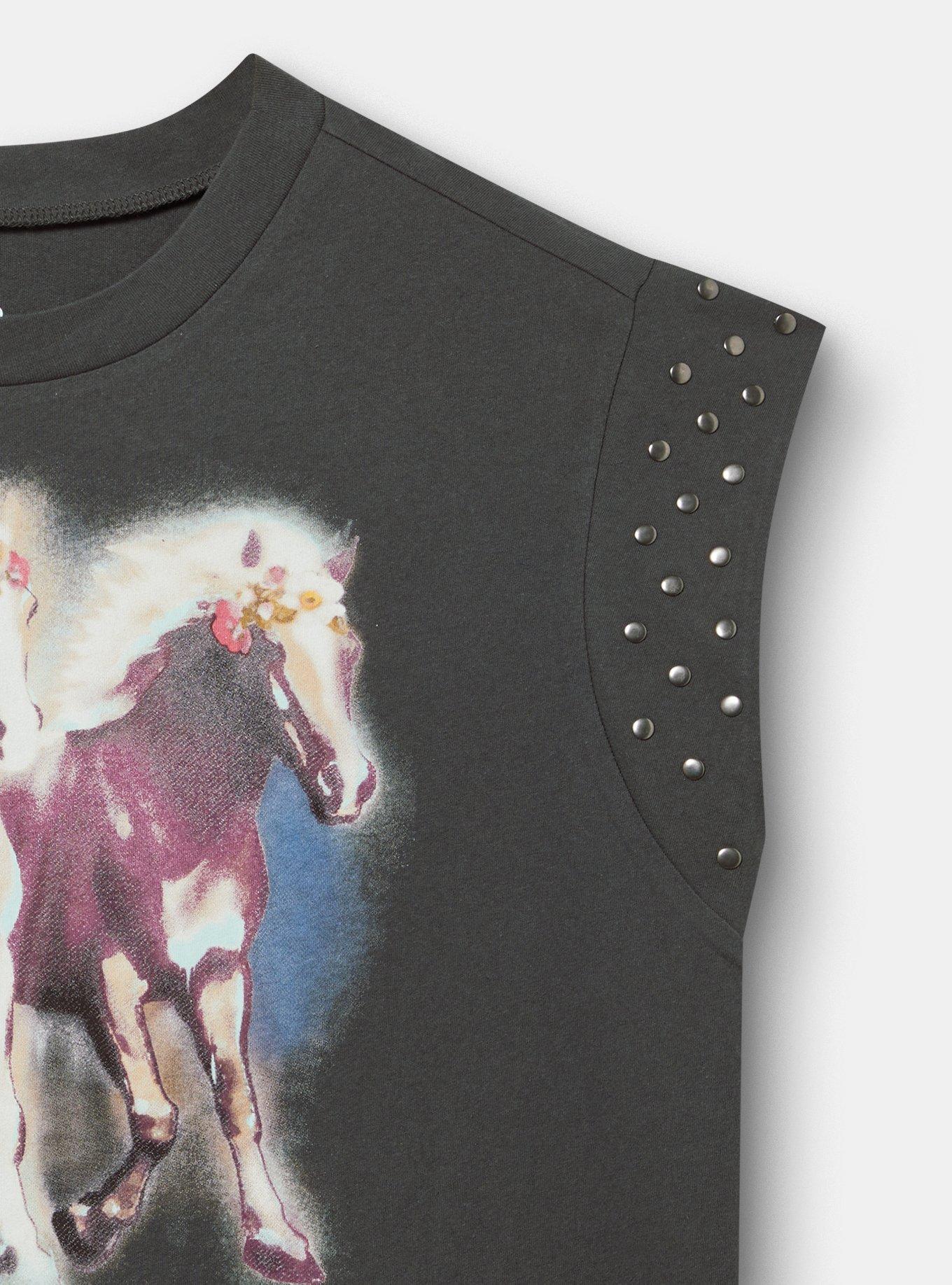 Studded Dolman Tee
