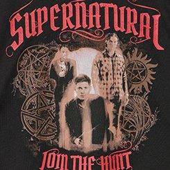 Supernatural Relaxed Cotton Crew Tee, SUPERNATURAL DEEP BLACK, swatch