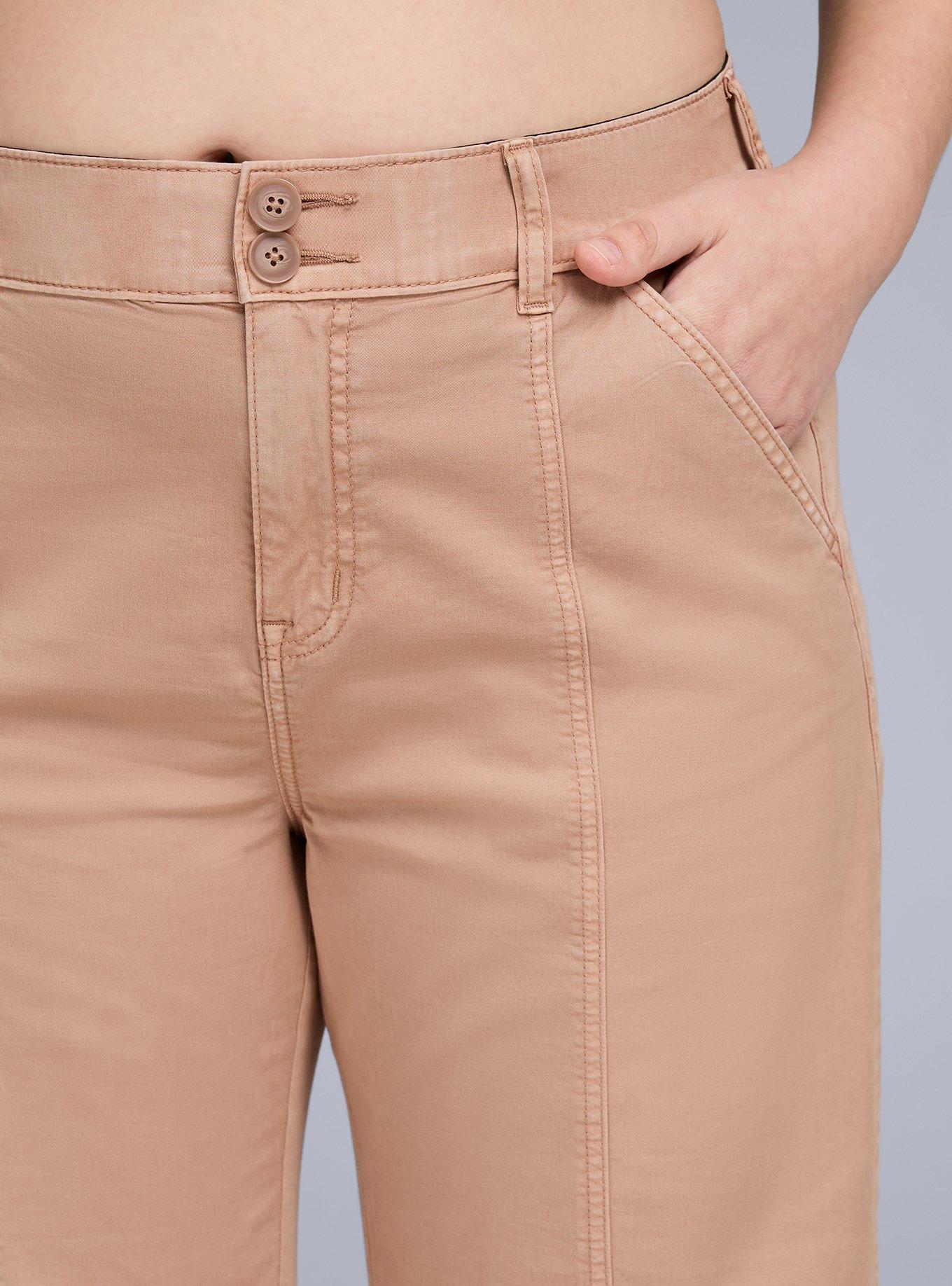 Belle Isle Twill Wide-Leg Pant