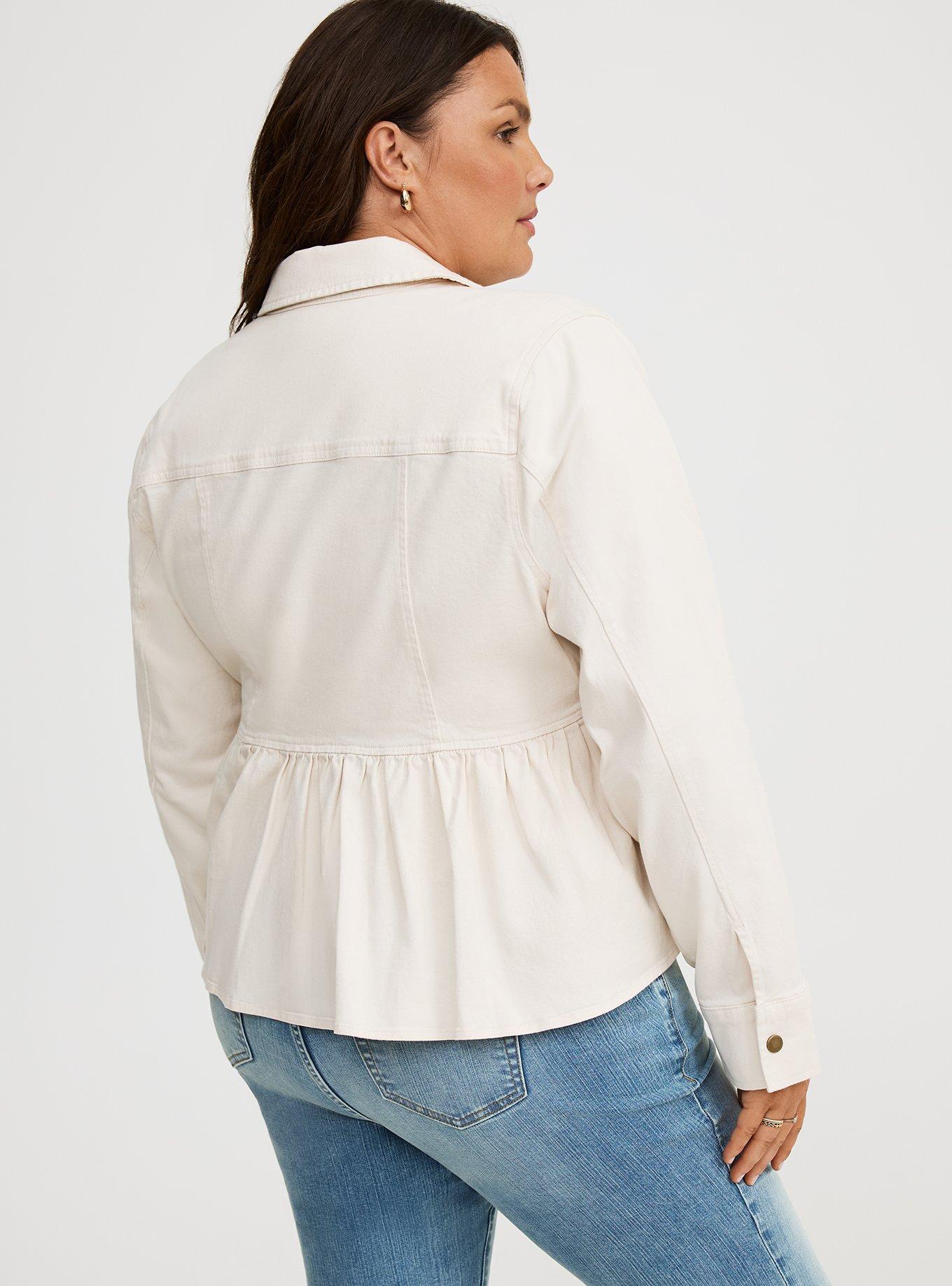 Studded Peplum Jacket