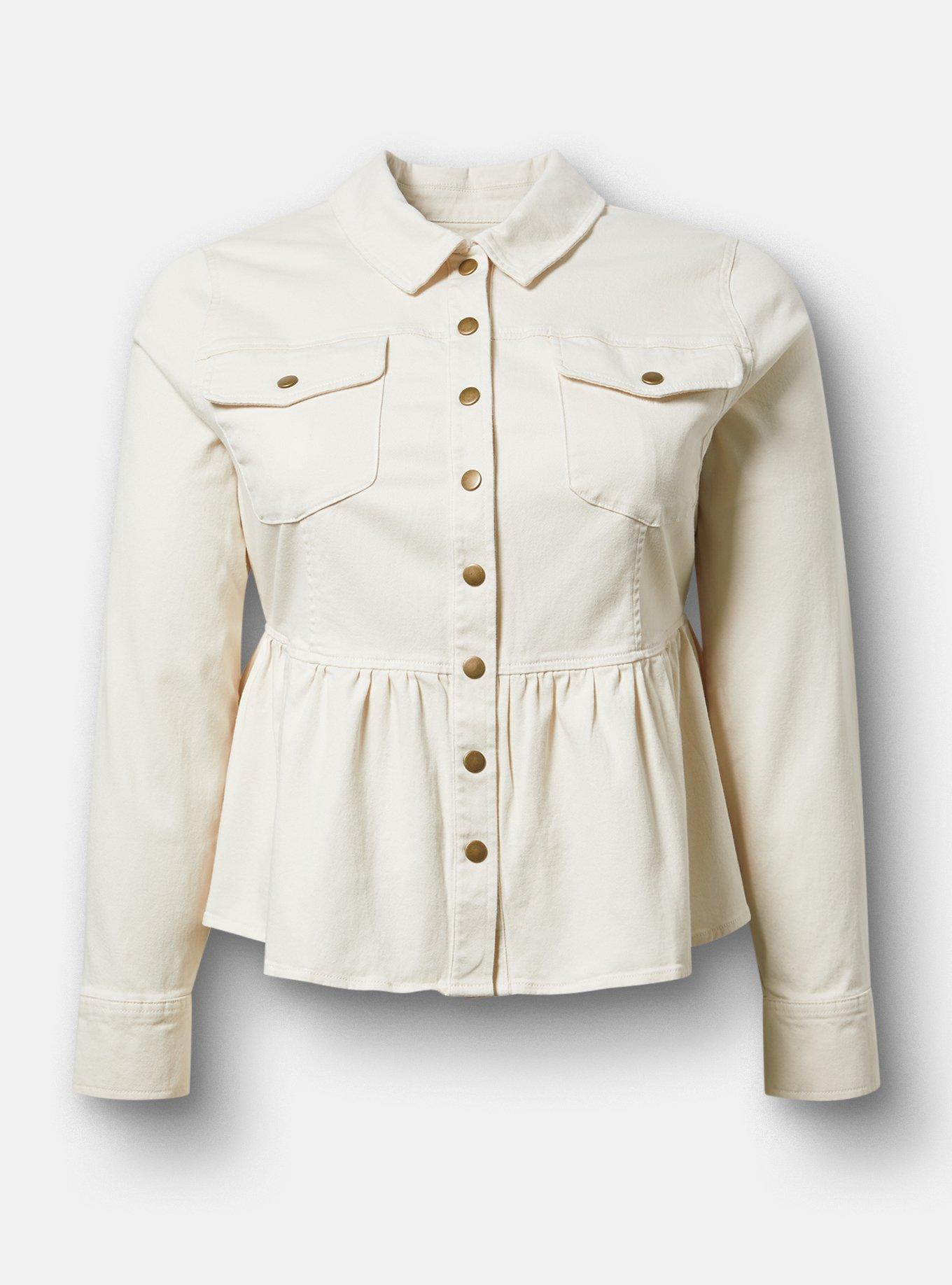 Studded Peplum Jacket