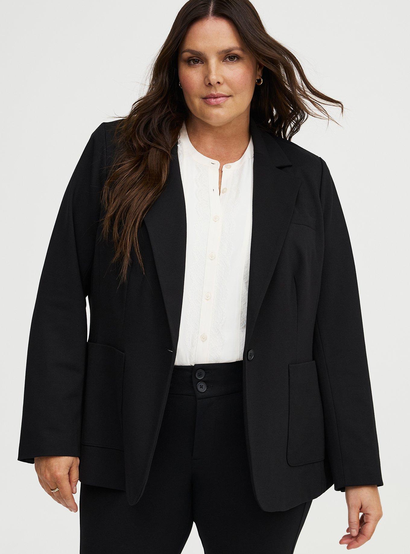 Plus Size - Ponte Blazer - Torrid