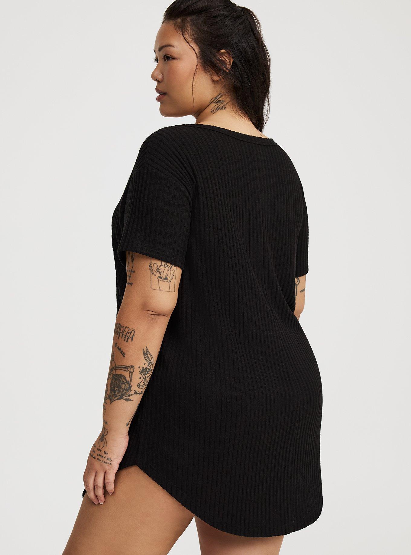 Super Soft Plush Rib Lounge Tunic