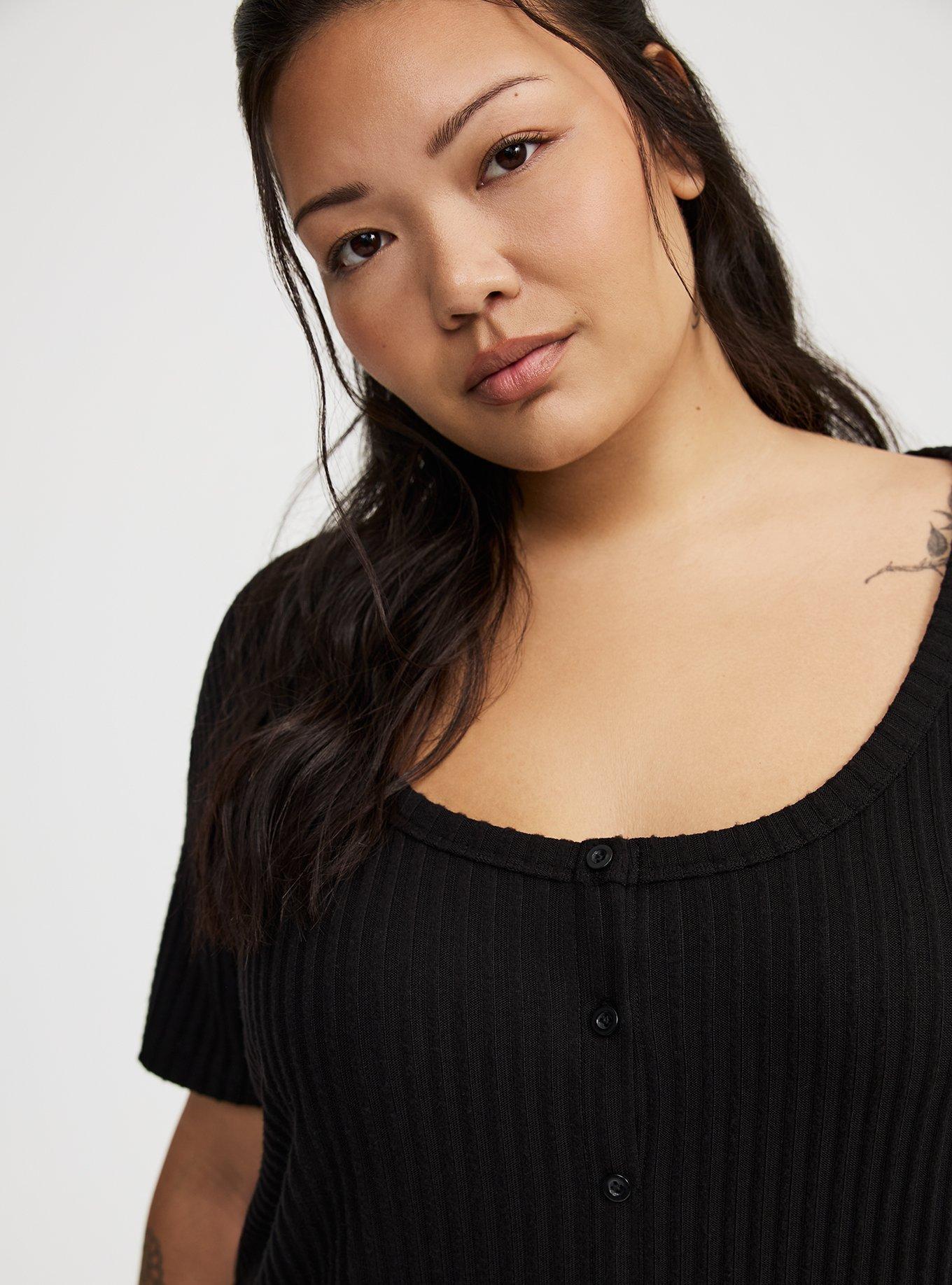 Super Soft Plush Rib Lounge Tunic
